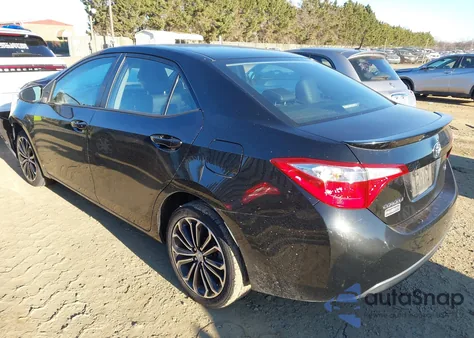 2016 Toyota Corolla S Plus из США, поврежденный, VIN 2T1BURHE4GC608461